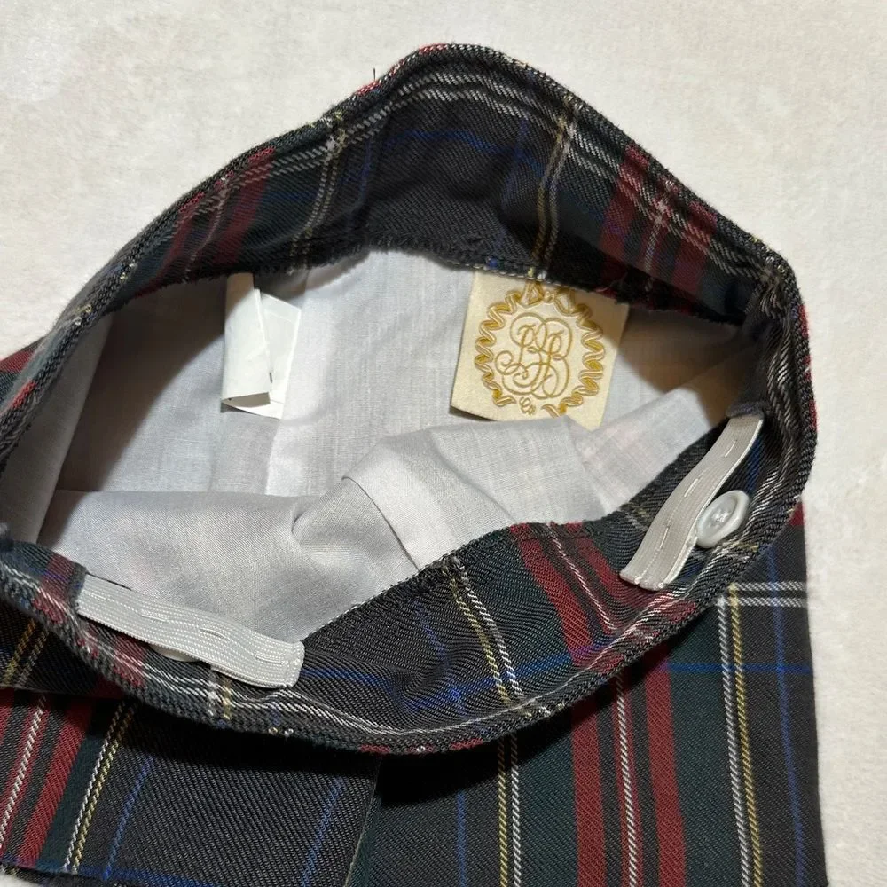 NWOT The Beaufort Bonnet Co. plaid pull on shorts 12/18mo